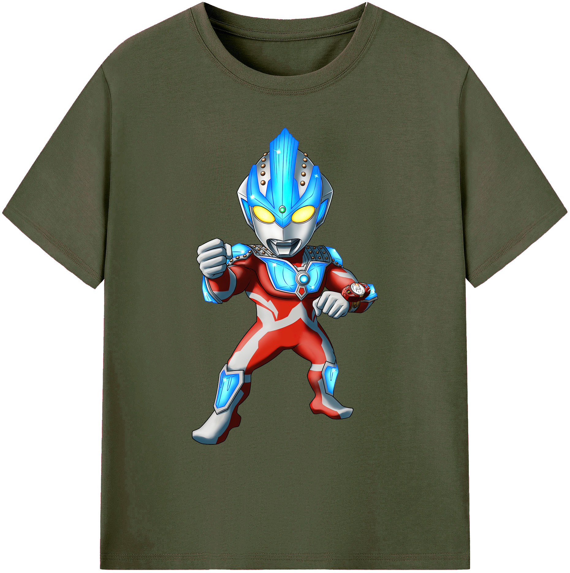 （画像用） ウルトラマン Ultraman 綿100％ メンズ半袖Tシャツ｜肌触りやわらか＆通気性